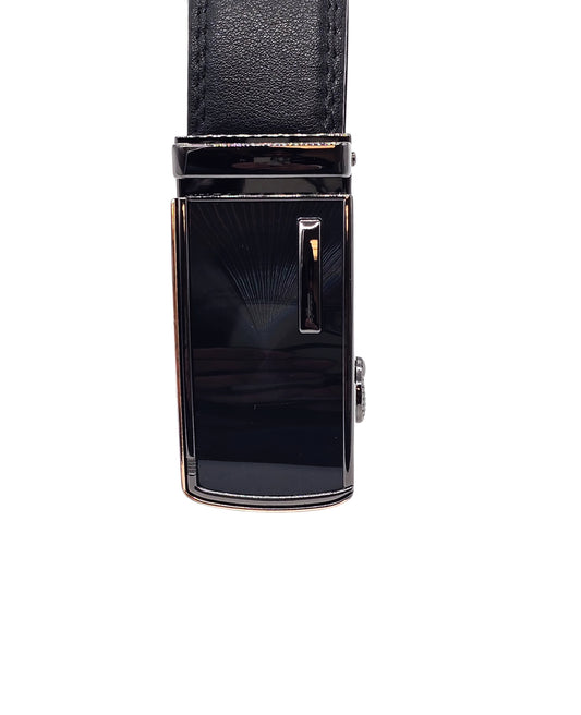 MEN'S ADJUSTABLE DESIGNER BELT (BLACK ENH 1-5)