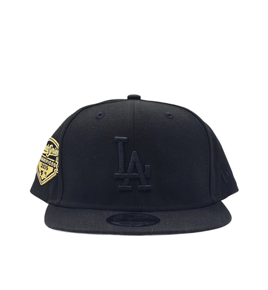 NEW ERA 9FIFTY MLB LOS ANGELES DODGERS 2025 WORLD SERIES CHAMPIONS BLACK SNAPBACK HAT