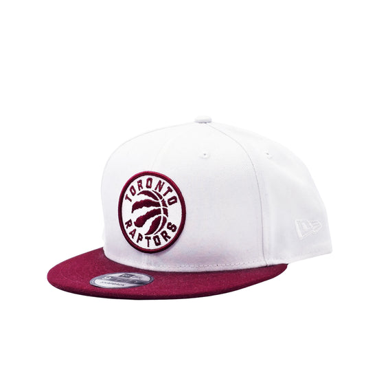 NEW ERA 9FIFTY NBA TORONTO RAPTORS WHITE/CARDINAL RED SNAPBACK HAT
