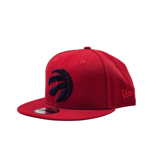 NEW ERA 9FIFTY NBA TORONTO RAPTORS RED/NAVY BLUE SNAPBACK HAT