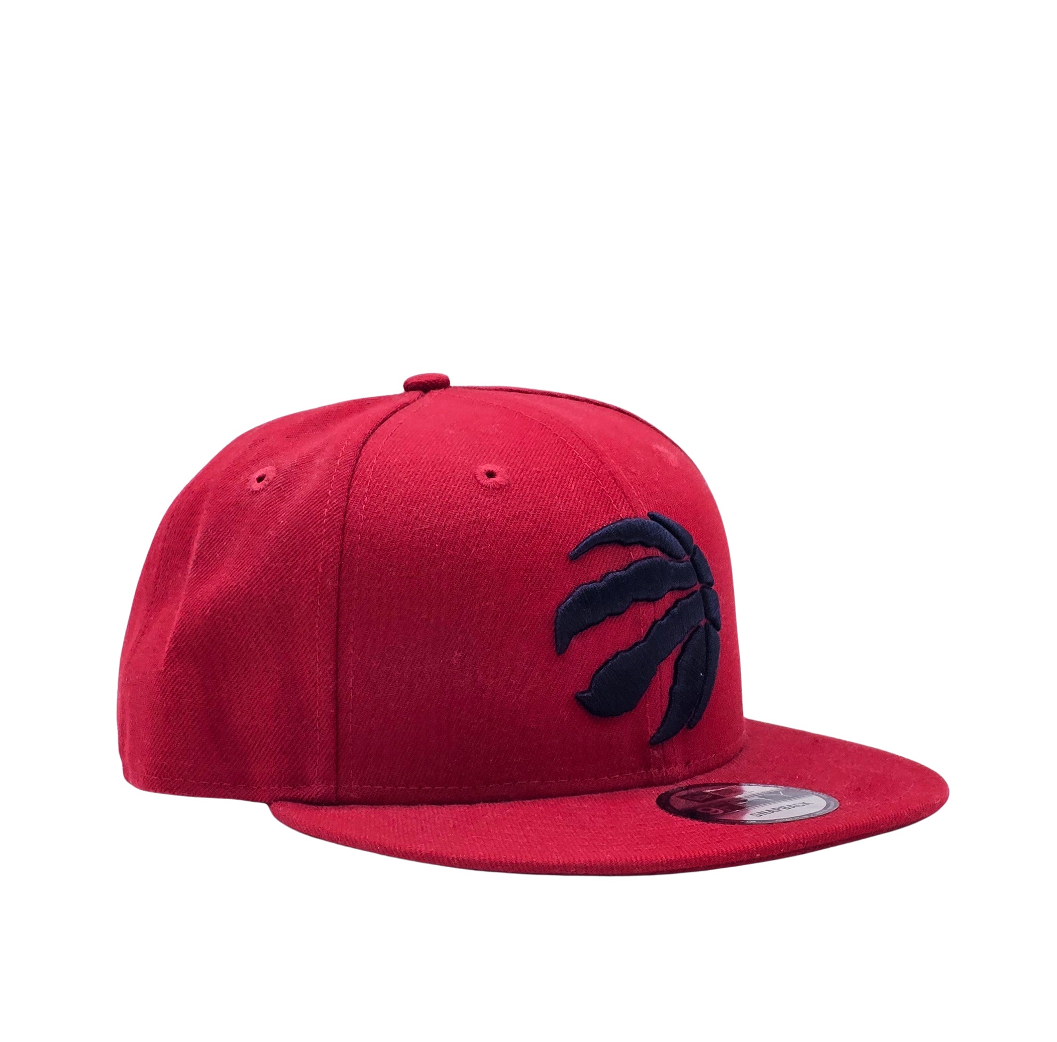 NEW ERA 9FIFTY NBA TORONTO RAPTORS RED/NAVY BLUE SNAPBACK HAT