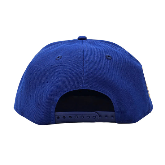 NEW ERA 9FIFTY NBA TORONTO RAPTORS 1X CHAMPS BLACK ROYAL BLUE/GOLD SNAPBACK HAT