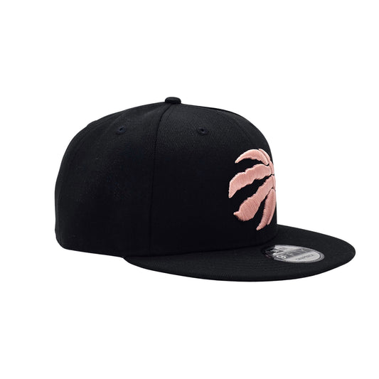 NEW ERA 9FIFTY NBA TORONTO RAPTORS BLACK BLUSH SKY SNAPBACK HAT