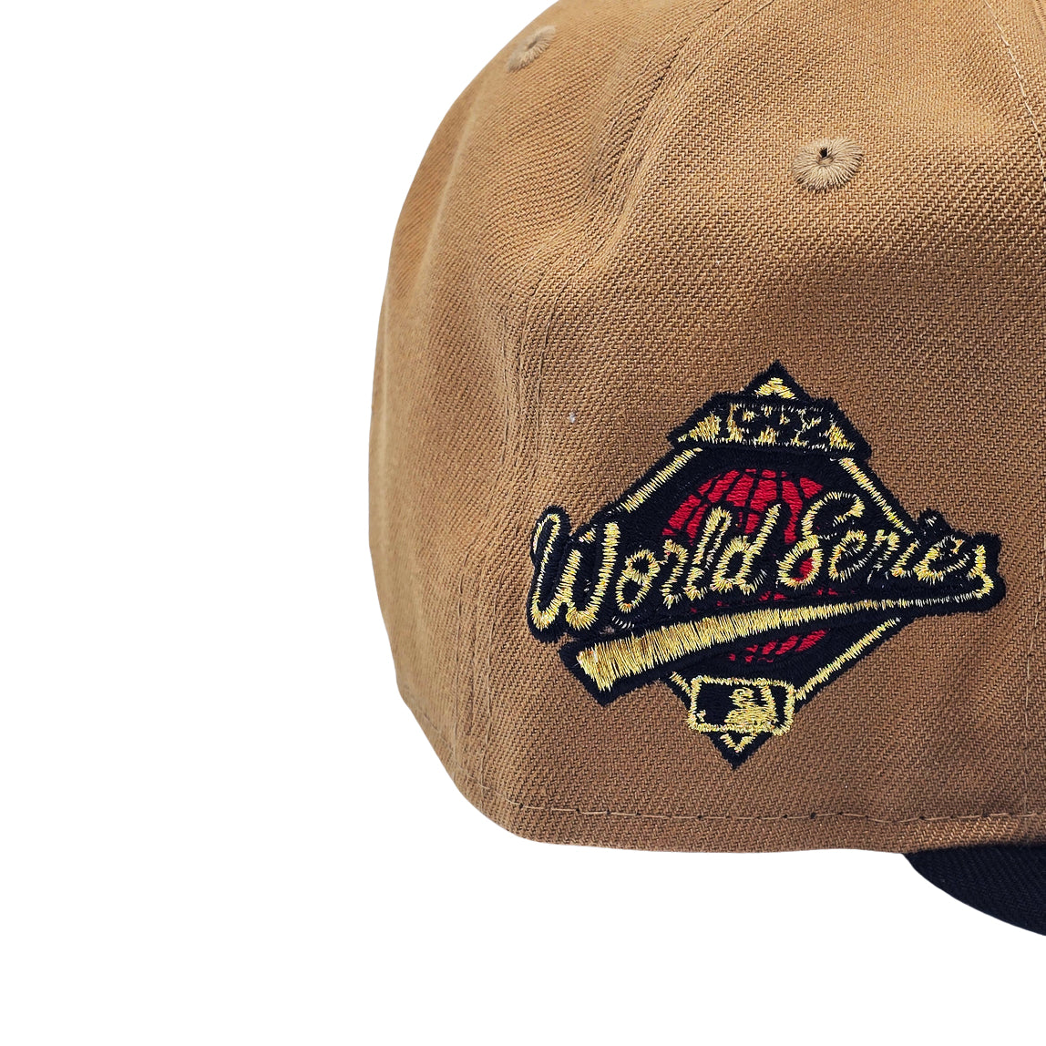 NEW ERA 9FIFTY MLB 1992 WORLD SERIES TORONTO BLUE JAYS LIGHT BRONZE & BLACK SNAPBACK HAT
