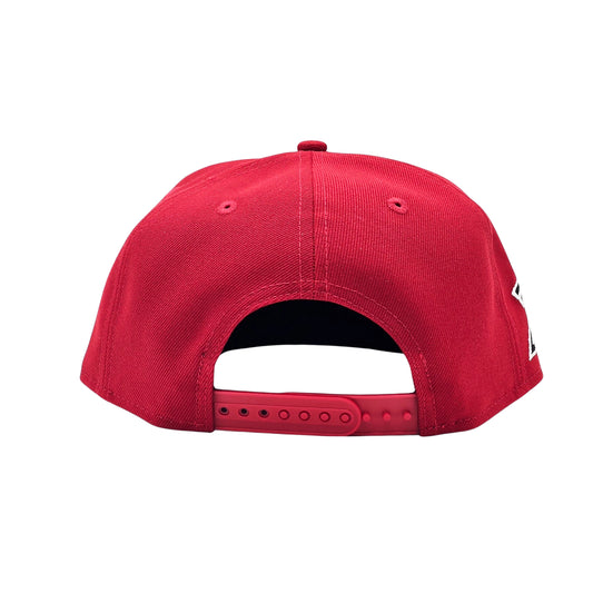 NEW ERA 9FIFTY MLB TORONTO BLUE JAYS 20TH ANNIVERSARY SCARLET RED SNAPBACK HAT
