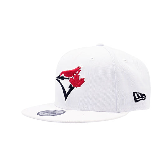 NEW ERA 9FIFTY MLB TORONTO BLUE JAYS 20TH ANNIVERSARY WHITE & RED SNAPBACK HAT