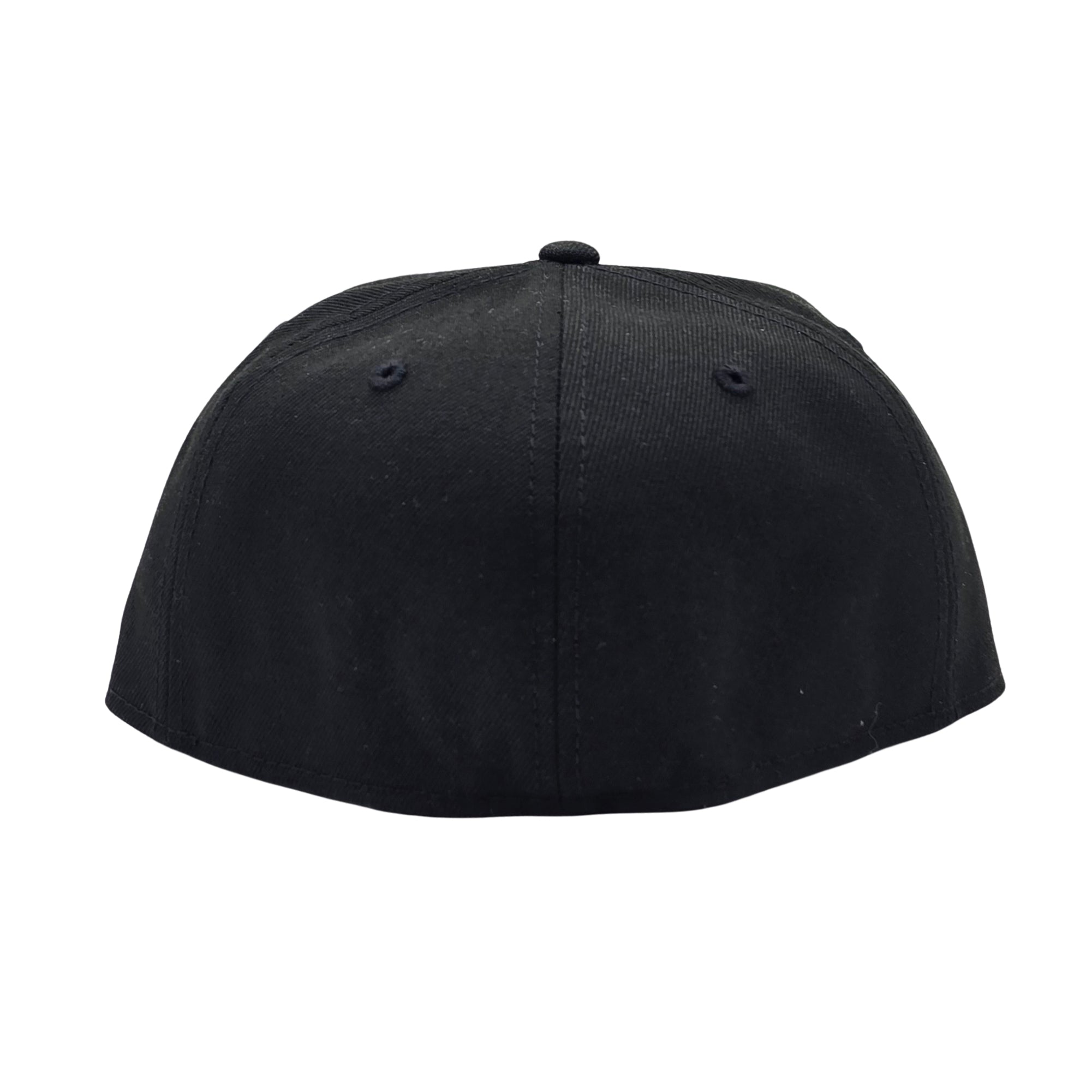 59FIFTY NEW ERA MEN'S NBA HARDWOOD CLASSICS TORONTO RAPTORS DINO LOGO ALL BLACK FITTED HAT