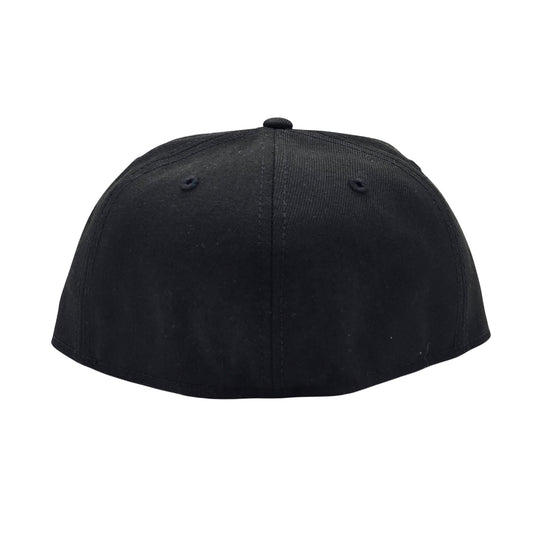 59FIFTY NEW ERA MEN'S NBA HARDWOOD CLASSICS TORONTO RAPTORS DINO LOGO BLACK FITTED HAT
