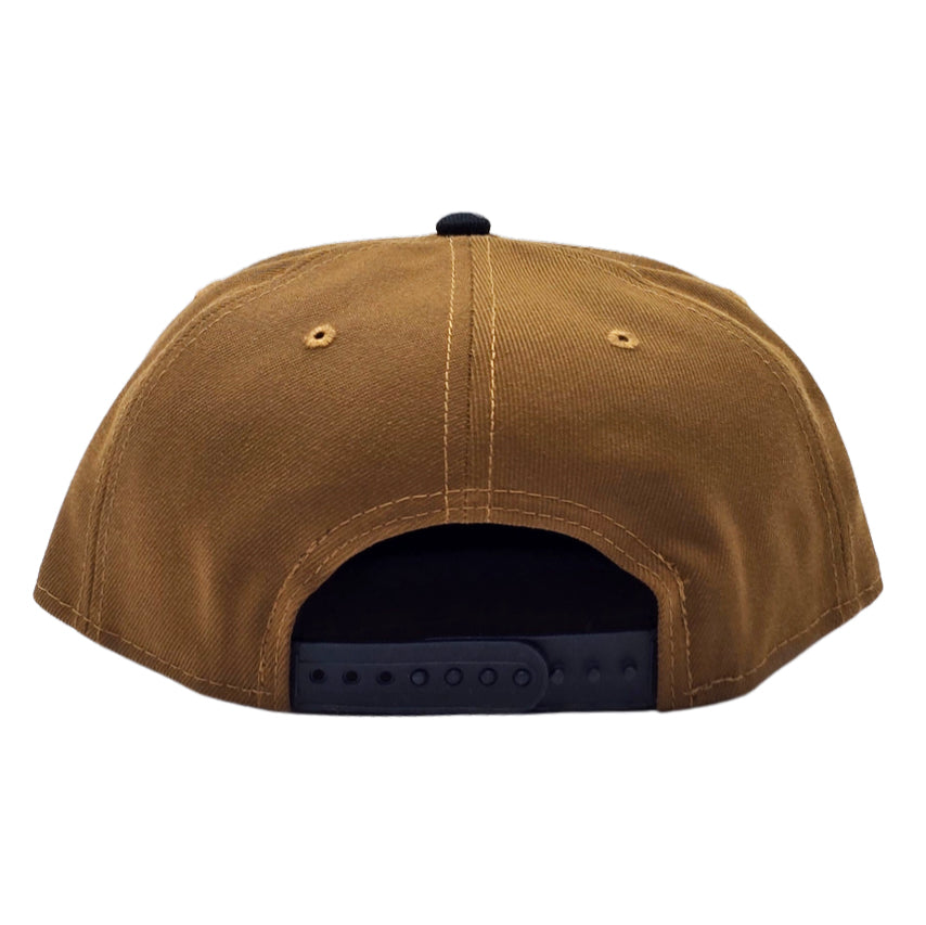 9FIFTY NEW ERA MEN'S MLB NEW YORK YANKEES BROWN/NAVY BLUE SNAPBACK HAT