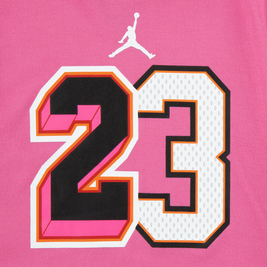 TODDLER GIRLS JORDAN LONG SLEEVE T-SHIRT & LEGGING SET (PINK/BLACK)