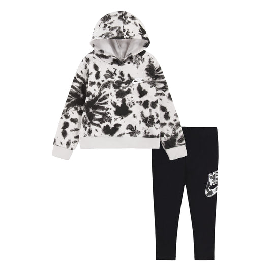 NIKE TODDLER GIRLS LEGGING SET (BLACK SIZE 2T-4T)