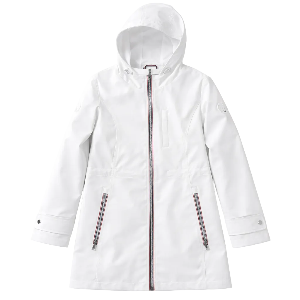 TOMMY HILFIGER WOMEN'S SOFTSHELL JACKET (WHITE)