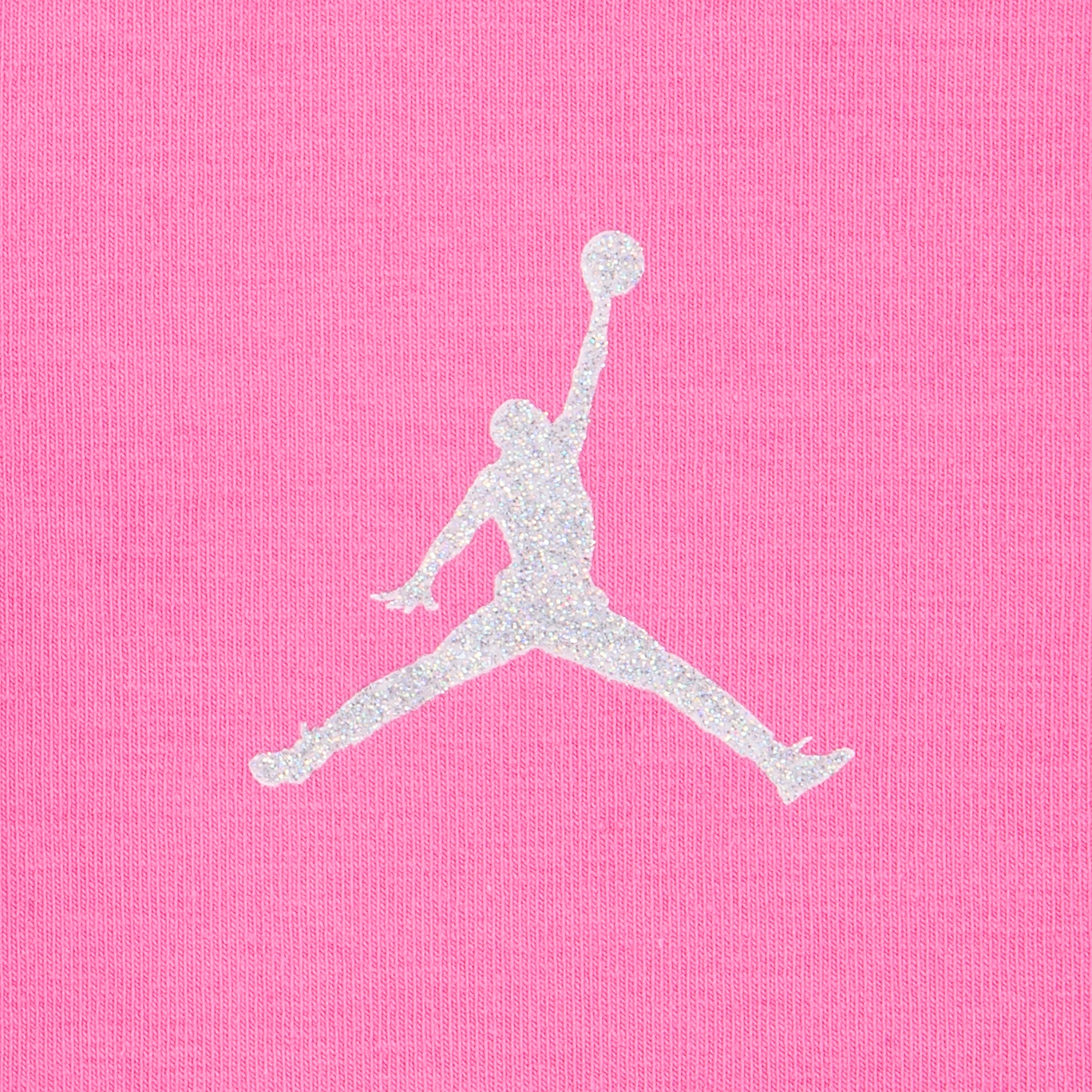 JORDAN TODDLER GIRLS' SHINE CREWNECK & LEGGING SET (BLACK/PINK SIZE 12M-4T)