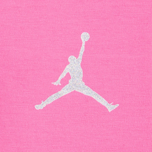 JORDAN TODDLER GIRLS' SHINE CREWNECK & LEGGING SET (BLACK/PINK SIZE 12M-4T)