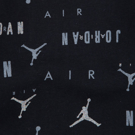 JORDAN TODDLER GIRLS' SHINE CREWNECK & LEGGING SET (BLACK/PINK SIZE 12M-4T)