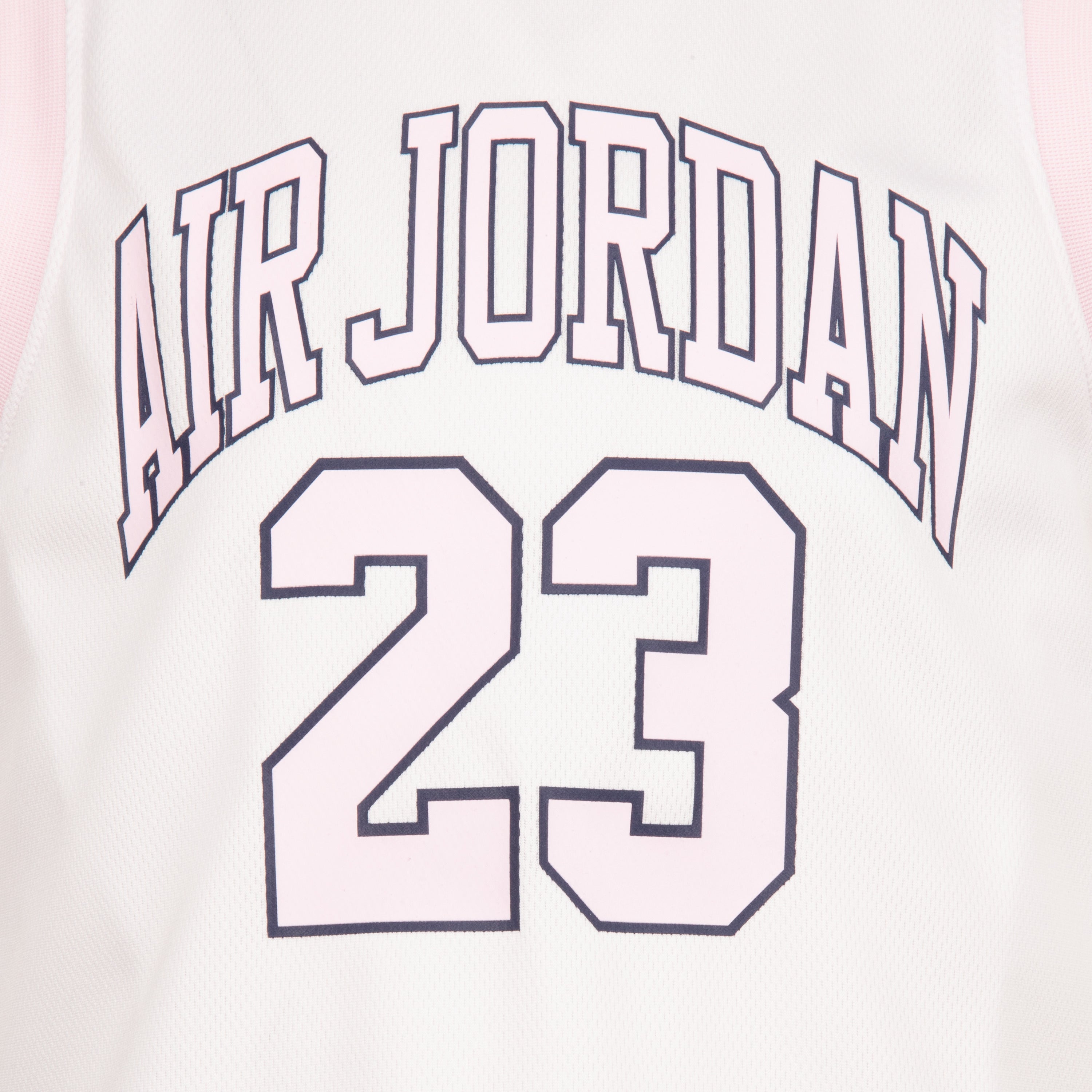 JORDAN GIRLS' TANK AND SHORTS SET (WHITE/PINK SIZE 4-6X)