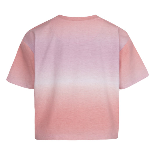 GIRLS' NIKE FUTURA T-SHIRT (ELEMENTAL PINK/ROSE)
