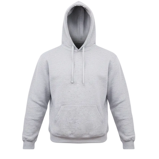 MEN'S FLEECE PULLOVER HOODIE 320 GSM HEAVY QUALITY (GREY)