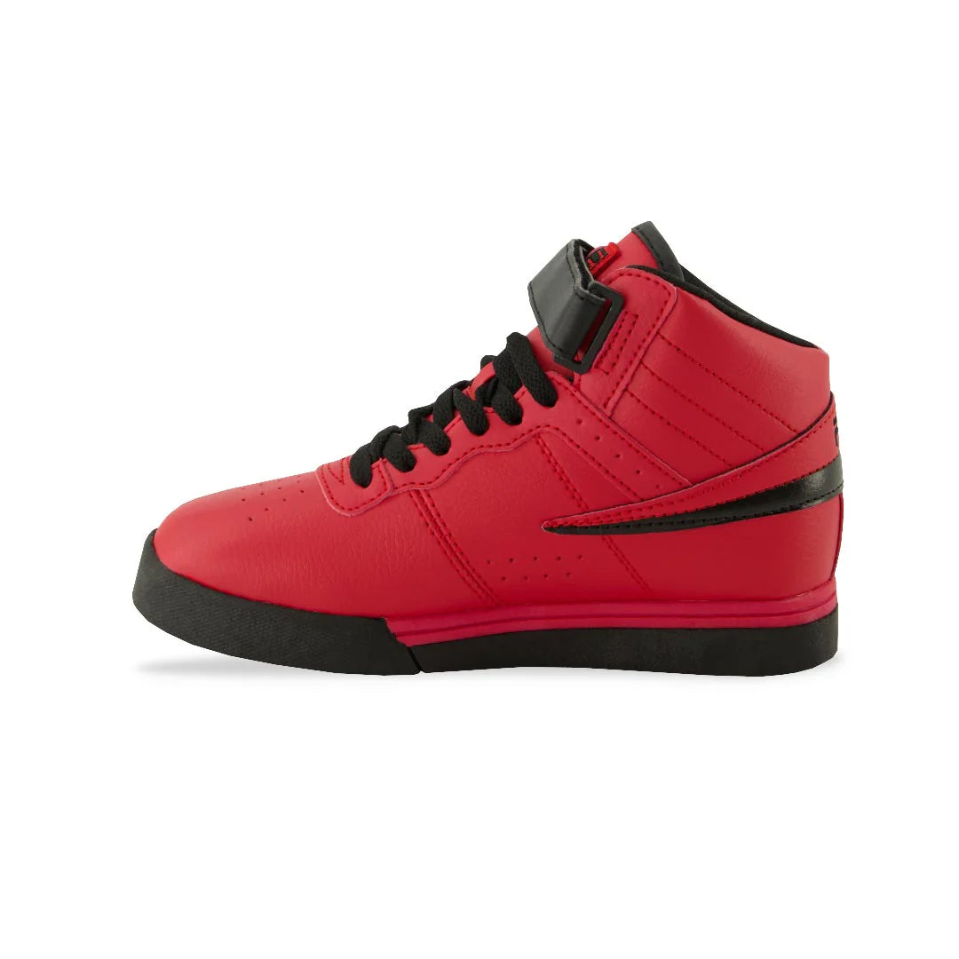 KIDS FILA VULC 13 HIGH TOP SHOES (RED)