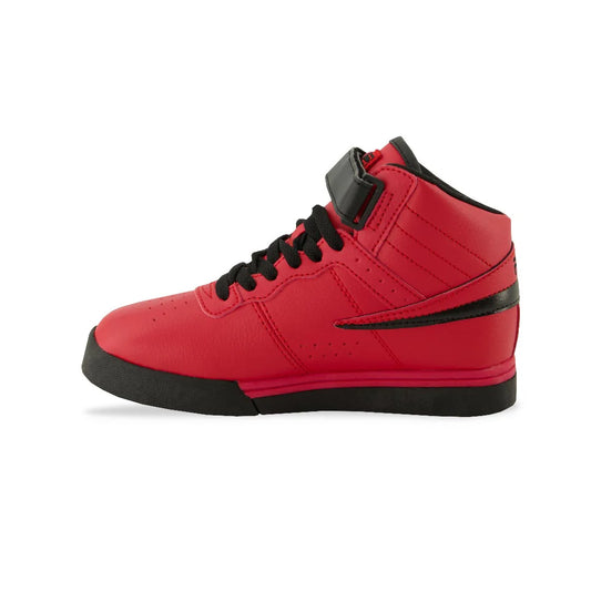 KIDS FILA VULC 13 HIGH TOP SHOES (RED)