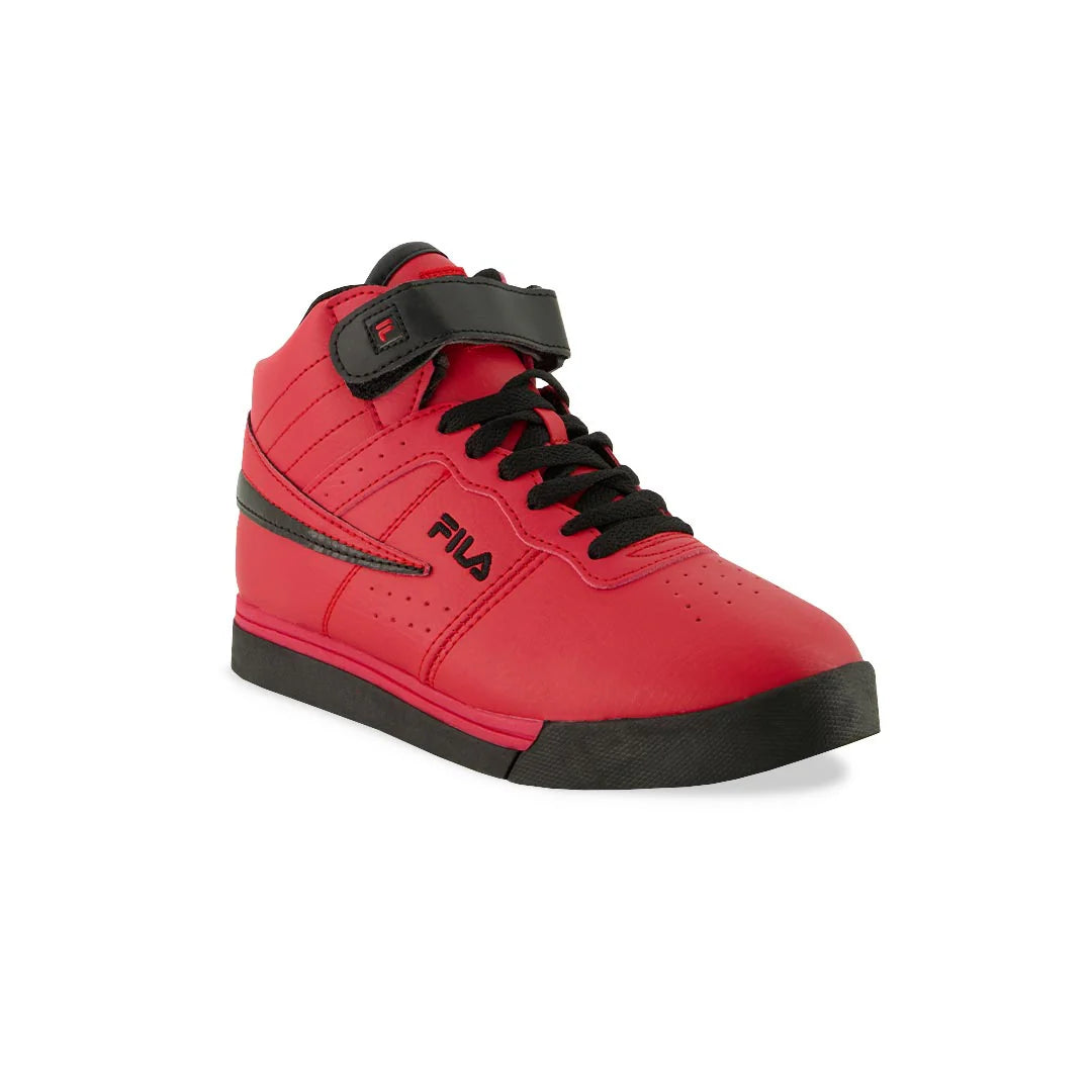 KIDS FILA VULC 13 HIGH TOP SHOES (RED)