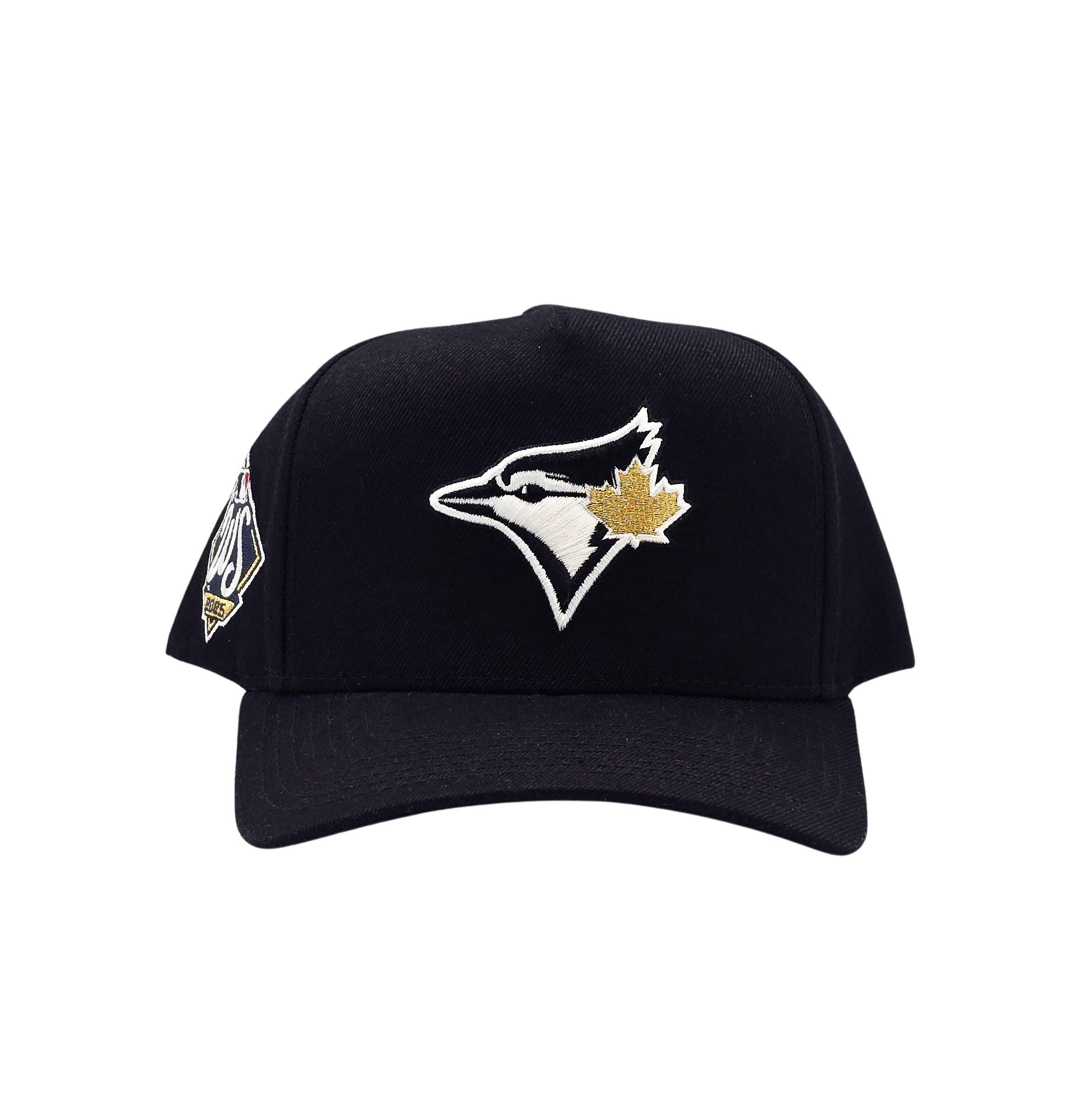 MITCHELL & NESS MLB TORONTO BLUE JAYS WORLD SERIES 2025 BLACK/GOLD SNAPBACK CAP