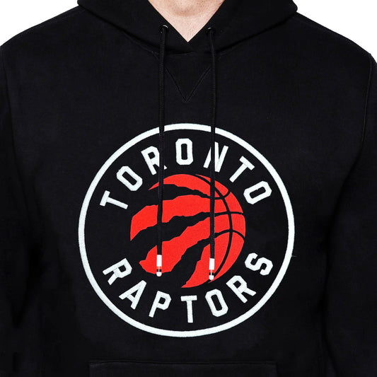 NBA TORONTO RAPTORS MEN'S FLEECE BLACK HOODIE