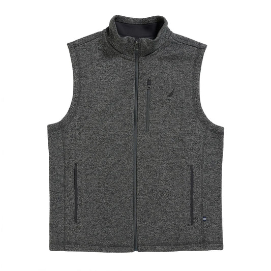 NAUTICA MEN'S FLEECE VEST (GREY)