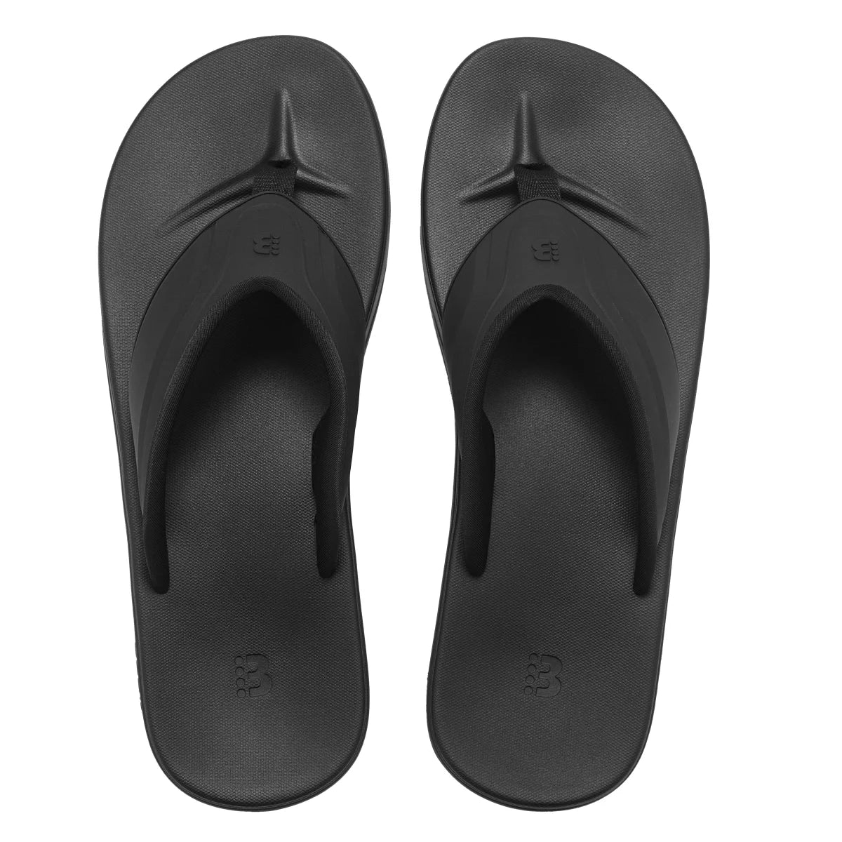 BENCH MEN'S COMFORT FLIP FLOPS (BLACK)
