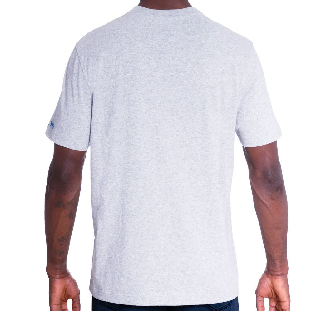 MEN'S MLB TORONTO BLUE JAYS SHORT SLEEVE T-SHIRT (GREY)