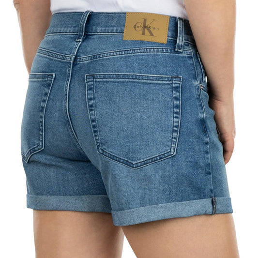 CALVIN KLEIN WOMEN'S DENIM SHORTS (BLUE)