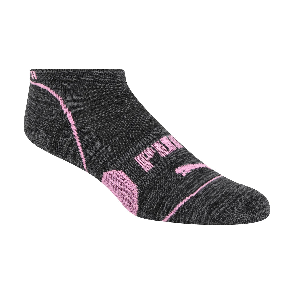 PUMA WOMEN'S REPREVE ATHLETIC 14-PAIRS LOW CUT BLACK SOCKS