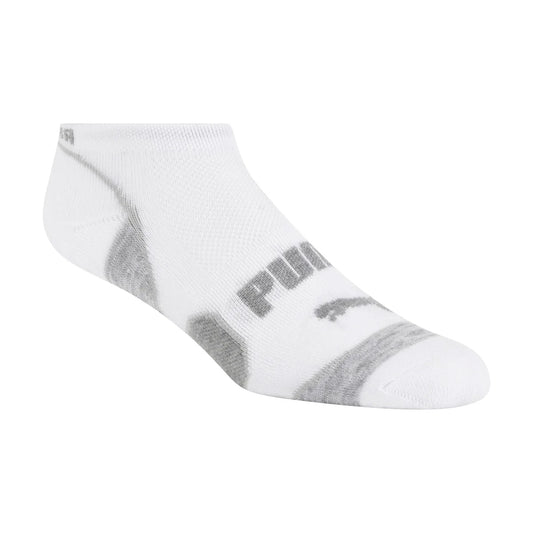 PUMA WOMEN'S REPREVE ATHLETIC 14-PAIRS LOW CUT GREY/WHITE SOCKS