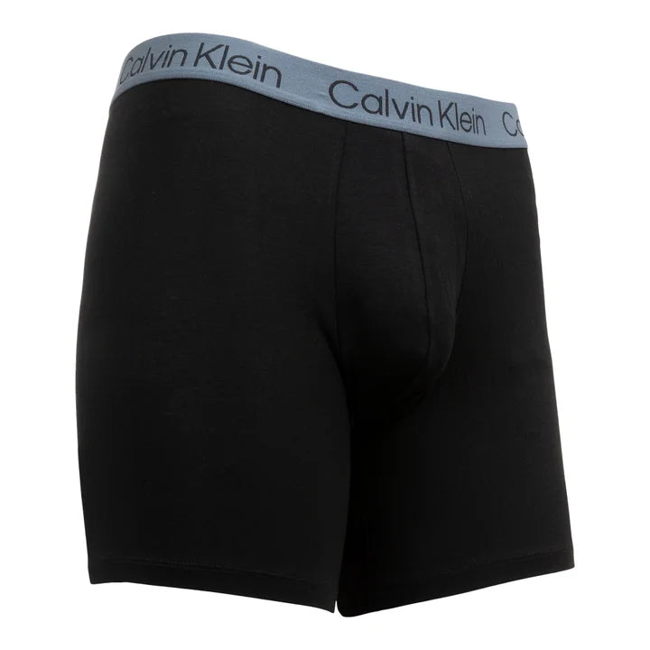 CALVIN KLEIN MEN'S MODAL BOXER BRIEFS (BLACK PACK OF 4)