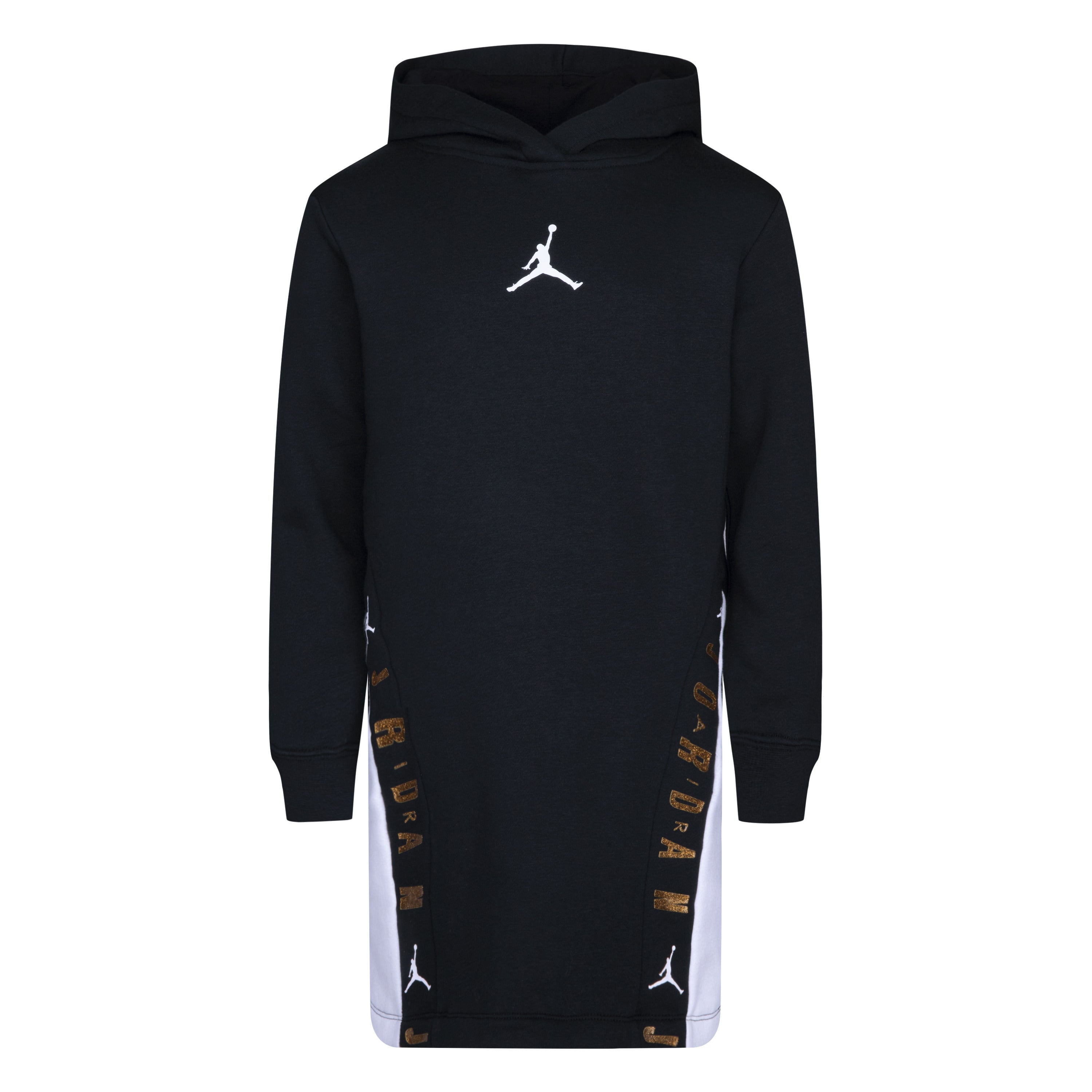 JORDAN SHINE GLITTER BIG KIDS DRESS (BLACK SIZE S-XL)