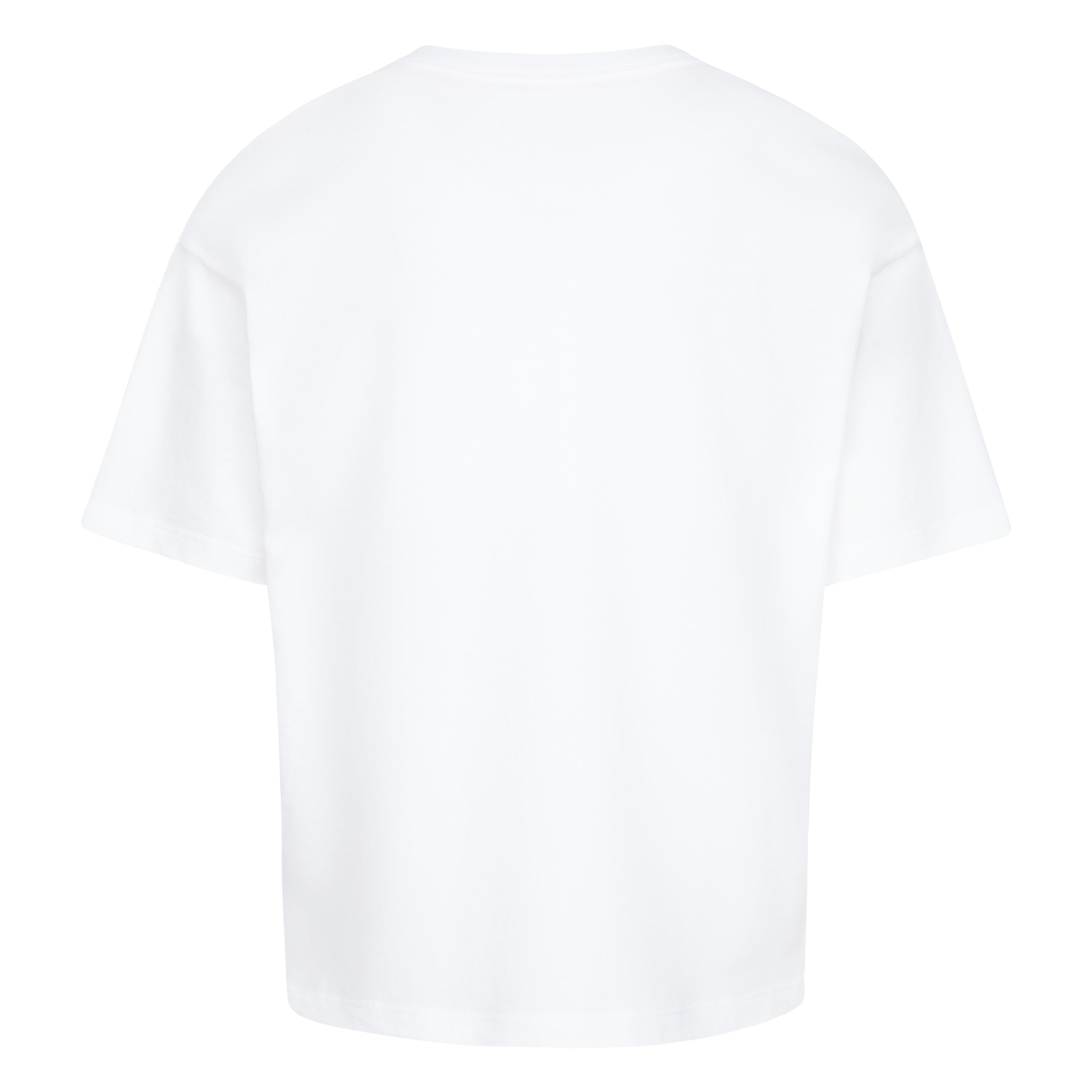 JORDAN GIRLS' JUMPMAN AIR JORDAN PRINT CROP TOP T-SHIRT (WHITE SIZE S-XL)