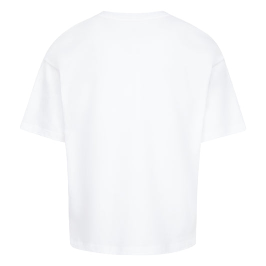 JORDAN GIRLS' JUMPMAN AIR JORDAN PRINT CROP TOP T-SHIRT (WHITE SIZE S-XL)