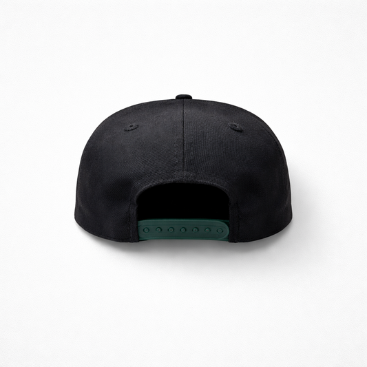 MEN'S TORONTO BLUEJAYS 950 BLACK AND OLIVE WITH RED LEAF SNAPBACK