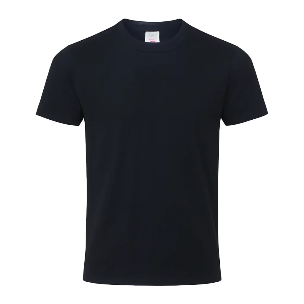 PLAIN CREWNECK T-SHIRTS (BLACK S-5XL)