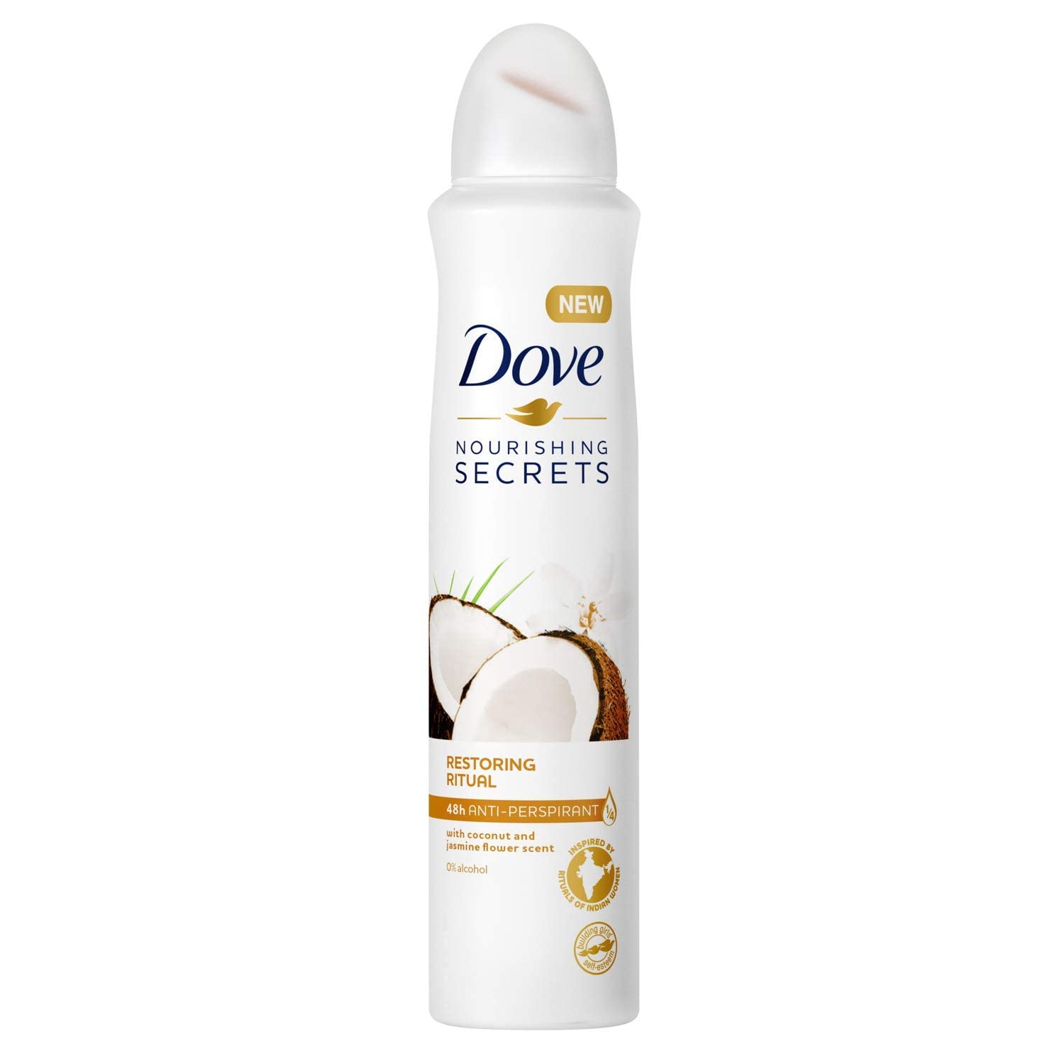 DOVE NOURISHING SECRETS RESTORING RITUAL COCONUT AND JASMINE WOMEN'S BODY SPRAY