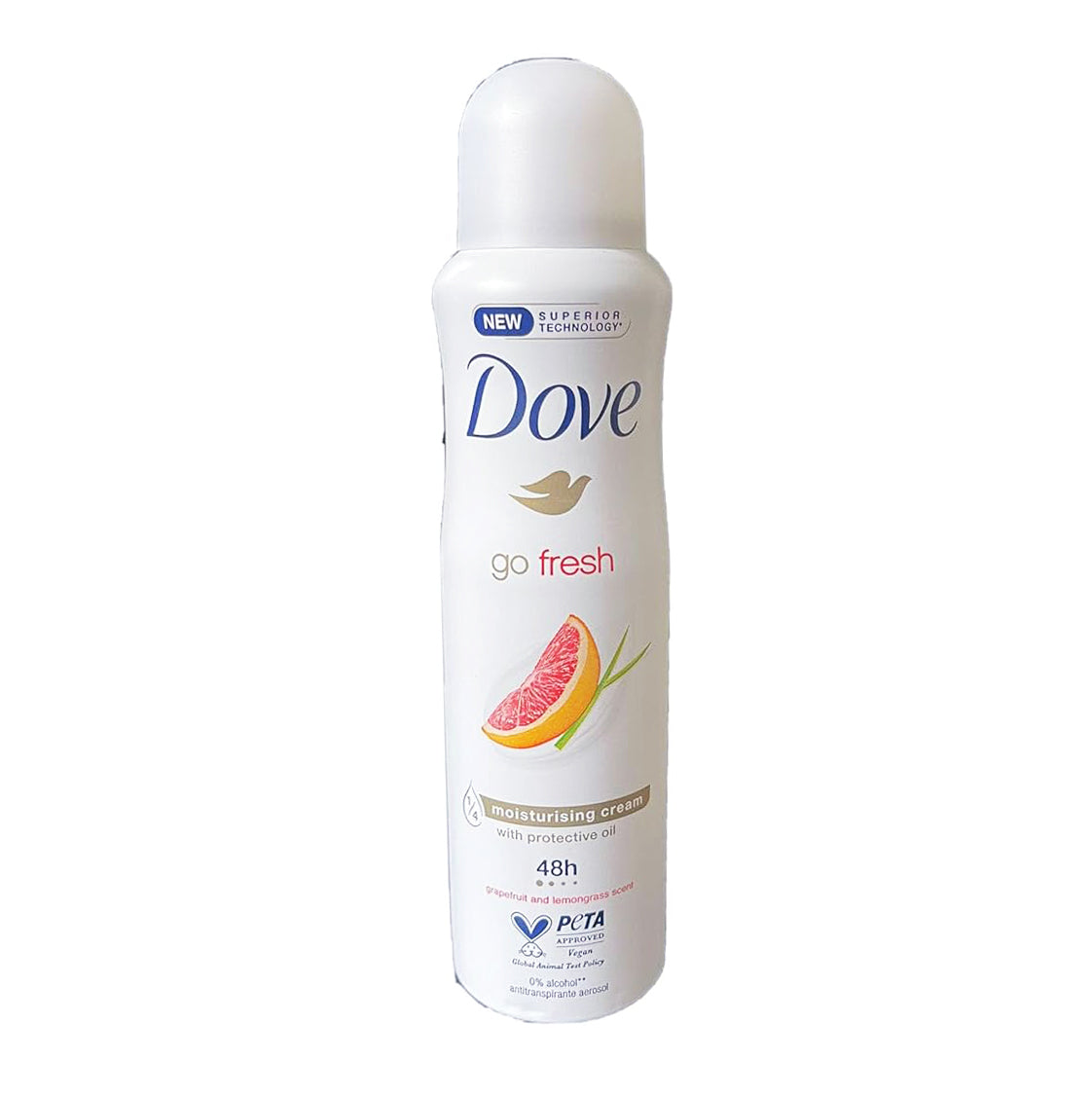 DOVE GO FRESH GRAPEFRUIT AND LEMONGRASS WOMEN'S BODY SPRAY