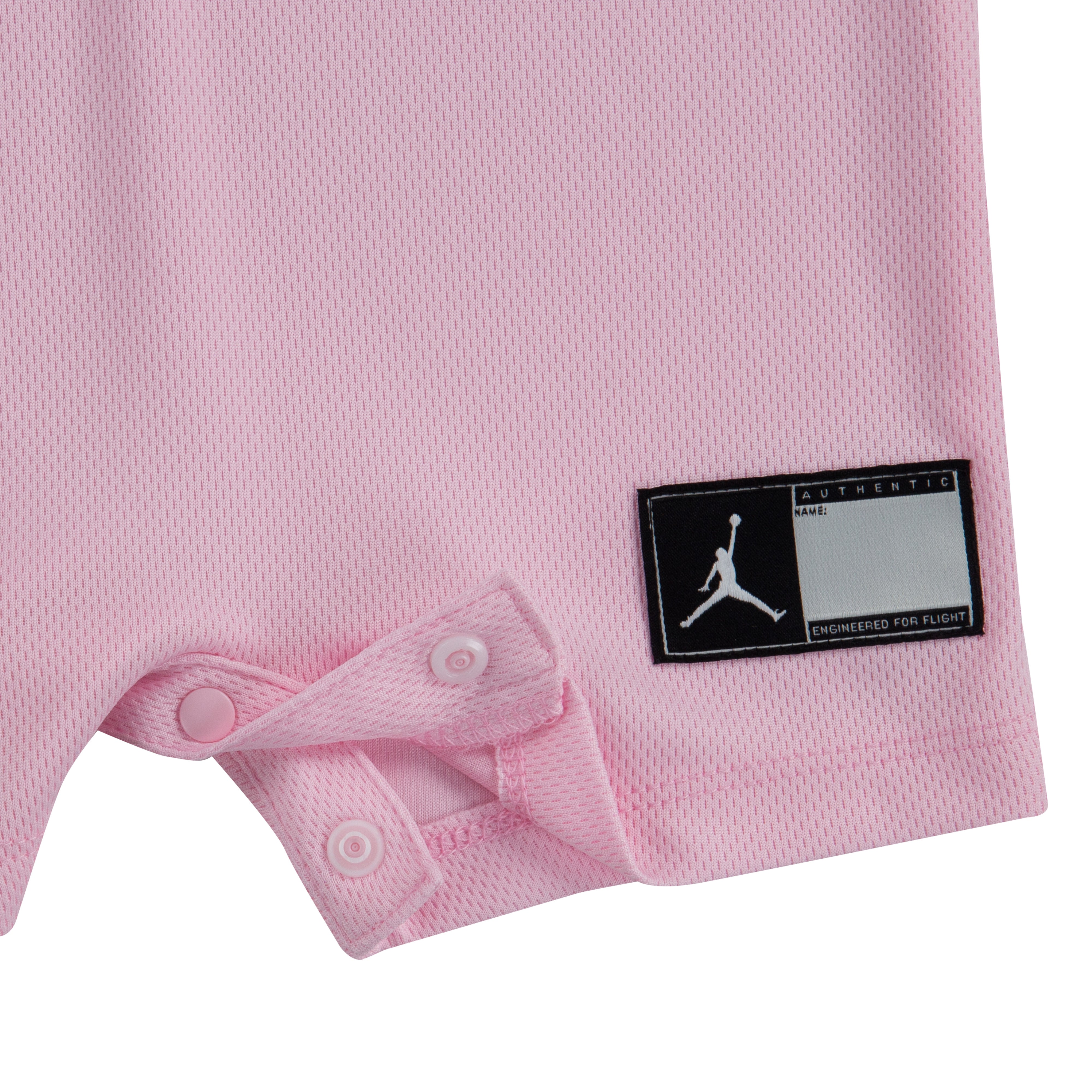 JORDAN INFANT MESH JERSEY ROMPER (PINK SIZE NB-9M)