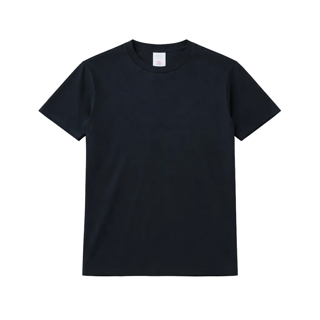 PLAIN CREWNECK T-SHIRTS (BLACK S-5XL)