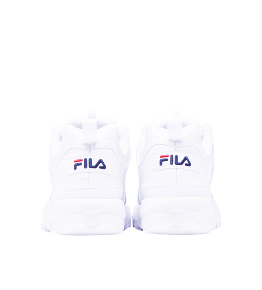 FILA WOMEN'S DISRUPTOR II PREMIUM SHOES (WHITE)