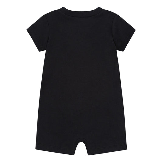 JORDAN JUMPMAN INFANTS ROMPER (BLACK SIZE NB-9M)