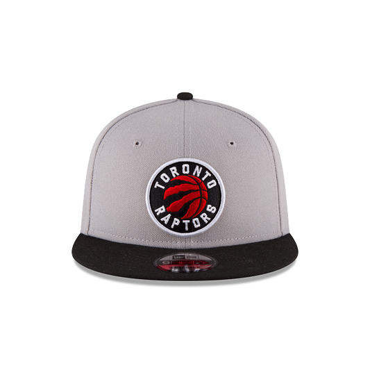 MEN'S NEW ERA NBA 9FIFTY TORONTO RAPTORS 2TONE GREY & BLACK OTC SNAPBACK HAT