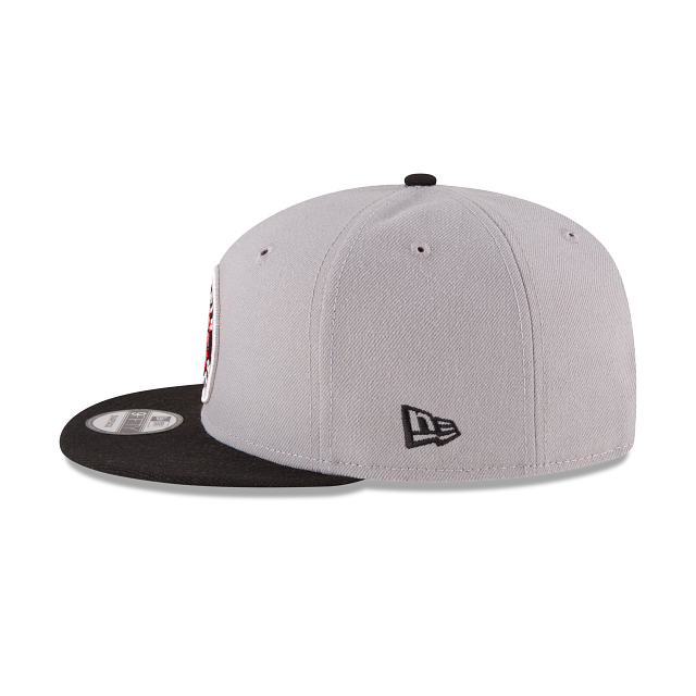 MEN'S NEW ERA NBA 9FIFTY TORONTO RAPTORS 2TONE GREY & BLACK OTC SNAPBACK HAT
