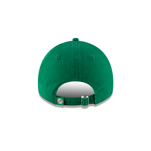 MEN'S NEW ERA MLB CORE CLASSIC 2 9TWENTY NEW YORK YANKEES GREEN & WHITE STRAPBACK CAP