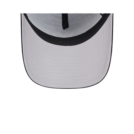 MEN'S NEW ERA MLB 9FORTY A-FRAME NEW YORK YANKEES BLACK & WHITE SNAPBACK HAT