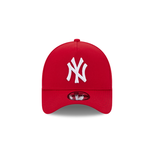 MEN'S NEW ERA MLB 9FORTY A-FRAME NEW YORK YANKEES RED & WHITE SNAPBACK HAT